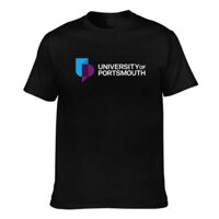 Áo thun mới lạ Đại học Portsmouth Đồ họa in hình Áo thun