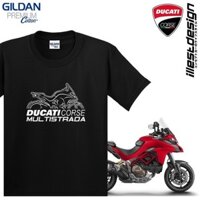 Áo thun Moto 23 thời trang 2024: Áo thun thiết kế xe đạp Ducati Multistrada BD161 BD163. Đa NĂNG 620 950 1000 1100 1200S 1260S