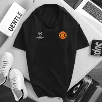Áo thun MU in logo vải thun cá sấu mè thoáng mát không xù lông có size bigsize - Áo phông nam nữ Taamsports