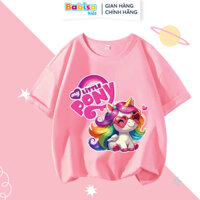 Áo thun mùa hè bé gái PONY LITTLE BABISA KIDS - Hàng chính hãng US/UK in hình dễ thương size 10-33kg BA647