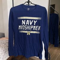 Áo Thun Mỹ Cotton Dài Tay Xanh Navy, 2hand Tuyển Chọn Giá Rẻ