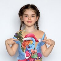 Áo thun My Little Pony Kids Girls Áo thun in hình hoạt hình Thời trang (4-13 tuổi)