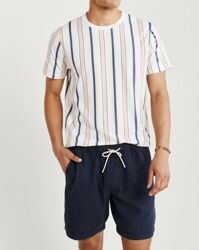 Áo thun nam Abercrombie & Fitch AF-US-T39 Vertical Stripe Crew Tee