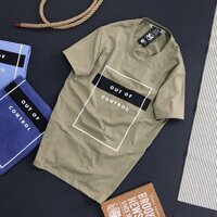 Áo thun nam Áo phông nam cổ tròn - không cổ Out of control thời trang siêu hot hàng đẹp bao đẹp-M190 - XXL 79-85Kg,Kem