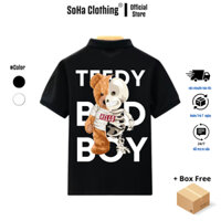 Áo Thun Nam, Áo Polo Nam Có Cổ Vải Cá Sấu Cotton Cao Cấp.Chất Lượng Teedy Bad  , SoHa Clothing