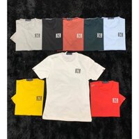 Áo thun nam body cổ tròn tay ngắn thêu NY cao cấp