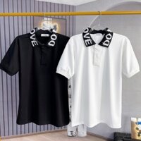 Áo Thun Nam Cổ Bẻ Phối Viền Họa Tiết DOVE Cổ BASIC Cực Mới Sang Trọng Lịch Sự - VT Fashion