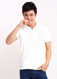 Áo Thun Nam Cổ Bẻ Tay Dài KING T02 Áo Polo Dài Tay Giữ Nhiệt - Màu trắng - 2XL