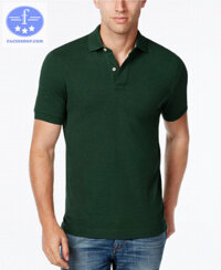 Áo Thun Nam Cổ Bẻ Tay Dài KING T02 Áo Polo Dài Tay Giữ Nhiệt - MÀU XANH RÊU - M