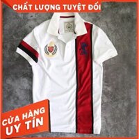 Áo thun nam có cổ 💝FREESHIP💖  áo thun phối logo con sư tử cực đẹp _SaraHan Fashion