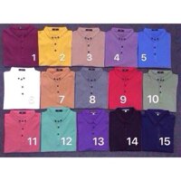 Áo thun nam có cổ trụ trơn họa tiết Hàn Quốc thời trang cao cấp - ATR144