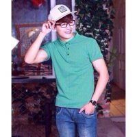 Áo thun nam có cổ trụ trơn họa tiết Hàn Quốc thời trang cao cấp - ATR141