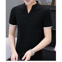 ÁO THUN NAM CỔ TÀU TAY NGẮN 3 MÀU THỜI TRANG NAM ÁO POLO MEN Mã số 12