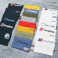 Áo Thun Nam Cổ Tròn Berghaus Tay Ngắn Form Rộng Thấm Hút Mồ Hôi Thoáng Mát Xuất Dư Xịn In Logo Hãng - Zenmenswear