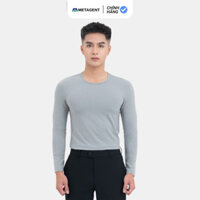 Ao thun nam cổ tròn dài tay dáng slim fit Metagent MS 58E3655