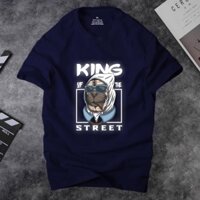 Áo thun nam cổ tròn Depstyle PT135 in hình KING OF THE STREET