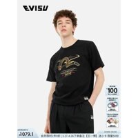 Áo thun nam cổ tròn dệt thổ cẩm in hình thời trang 100% Cotton