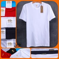 Áo Thun Nam Cổ tròn Nhật Bản (japan) Gold RHINO màu đen, trắng, xám , đỏ, xanh 100% cotton tự nhiên cao cấp,kháng khuẩn