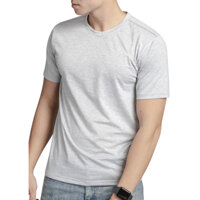 Áo Thun Nam Cổ Tròn Nhiều Màu - SIZE L - XÁM