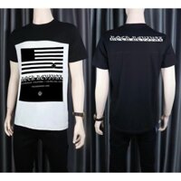 ÁO THUN NAM CỔ TRÒN TAY NGẮN IN ROCK REVIVAL SỌC - ND MENSWEAR