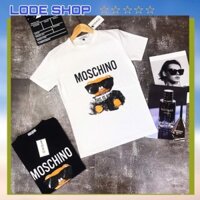 ÁO THUN NAM CỔ TRÒN TAY NGẮN IN GẤU MOSCHINO ⚡