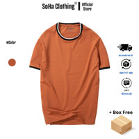Áo thun nam cổ tròn vải Cotton Pique, thoáng mát, co giãn, dày dặn - SOHA CLOTHING