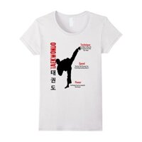 Áo thun nam Cotton 100% Cotton Taekwondo Kick Áo thun Kỹ thuật, Tốc độ, Điện Mùa hè Áo thun mùa hè Áo thun mùa hè