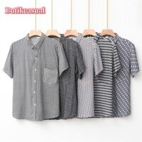 Áo thun nam cotton satin tay ngắn áo thun dáng rộng Áo thun cổ tròn Áo thun thường ngày