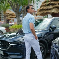 Áo Thun Nam Cotton Xanh Sọc Trắng New Spirit TC399-XST - Xanh - XXL