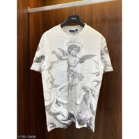 Áo Thun nam Dolce cao cấp chất cotton họa tiết in 3D sắc nét