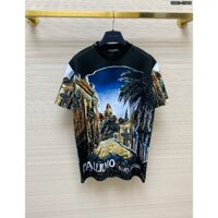 Áo Thun nam Dolce cao cấp họa tiết in hình 3D sắc nét chuẩn fom