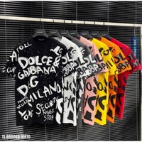 Áo Thun Nam Dolce & Gabbana SS24 Siêu Cấp Chất Liệu Cotton Cổ Tròn Thấm Hút Mồ Hôi Thời Trang Nam