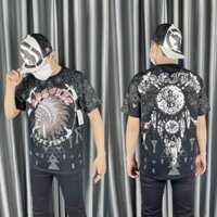 Áo thun nam ecko aff áo thun thái ông địa thổ dân hoa văn