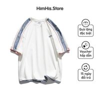 Áo thun nam form rộng Quảng Châu tay ngắn phối raglan chất Cotton 2 chiều size 55Kg-90Kg [STUDIO.ONE]