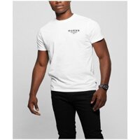 Áo thun nam GUESS Áo thun ngắn tay cổ tròn in chữ đơn giản và thời trang Quần áo nam hợp thời trang 228