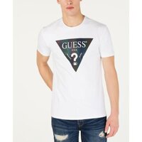 Áo thun nam GUESS cổ tròn Logo Top đơn giản, thời trang, thoải mái, thoáng khí, trang phục nam cá tính 5125
