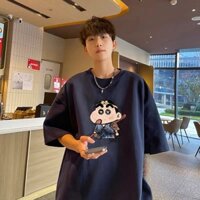 Áo Thun Nam Hình in Cushin Ngộ Không Trendy Form rộng Chất vải không co rút không xù lông #171