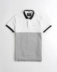 Áo thun nam Hollister HCO-P202 Stretch Shrunken Collar Polo Color Block