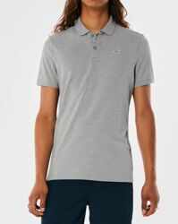 Áo thun nam Hollister HCO-P265 Logo Icon Polo heather grey