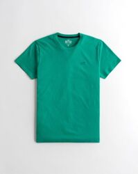 Áo thun nam Hollister HCO-T197 Crewneck T-Shirt Dark Green