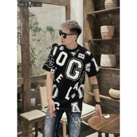 Áo thun nam in chữ tạo kiểu boy phố , chất vải cotton lạnh thoáng mát , form áo dễ phối đồ