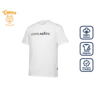 Áo Thun Nam In CoolMÁTe - form regular, màu trắng - Copper Denim