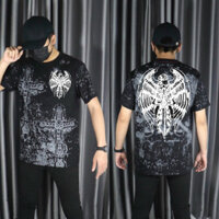 Áo thun nam in đại bàng cool ngầu