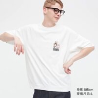 Áo thun nam in hình Cornell Uniqlo UT (Đại học Cornell tay ngắn phong cách đại học)