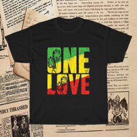 Áo thun nam Jamaica One Love Reggae Caribe mới Ngộ nghĩnh