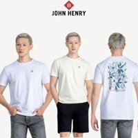 Áo Thun Nam John Henry, tay ngắn, cổ tròn, chuẩn form, sang trọng, thanh lịch - TS25EC10C