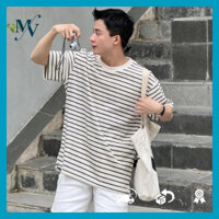 Áo thun nam kẻ sọc ngang kiểu dáng Basic Mây Việt