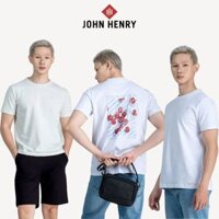 Áo thun nam không cổ tay ngắn John Henry - Áo Thun Nam Tay Ngắn Form Vừa TS25EC02T