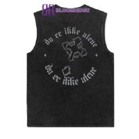 Áo thun nam không tay mùa hè BLOOMRIDGE có thêu chữ thập thường ngày