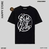 Áo thun nam Kiss my kiches in hình dây dày cá tính